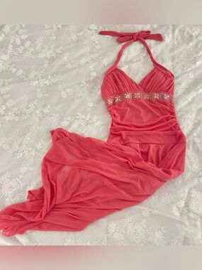 y2k halter fairy dress